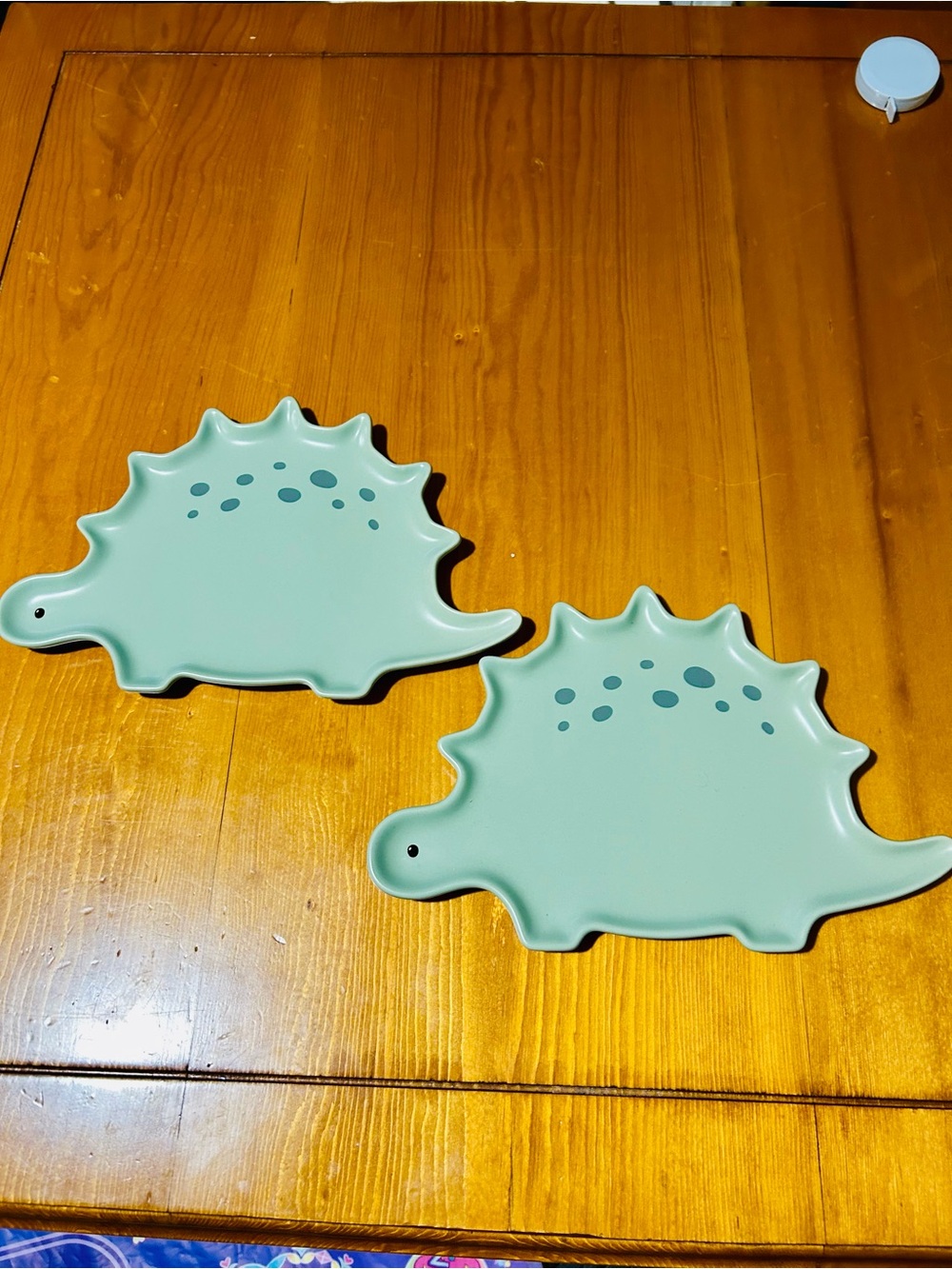 Cute ceramic dinosaur kids plates